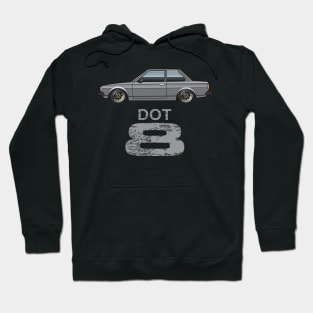 Dot 8 Grey Hoodie